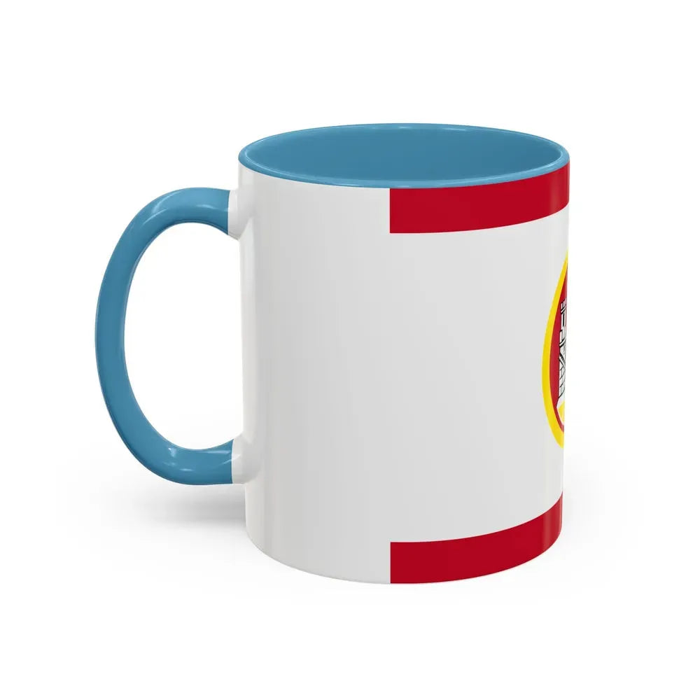 Flag of Bergen Vestland Norway - Accent Coffee Mug - Go Mug Yourself