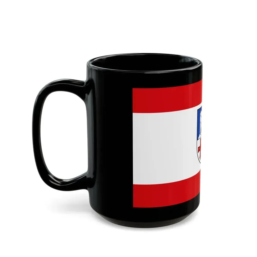 Flag of Bergstrasse Germany - Black Coffee Mug - Go Mug Yourself
