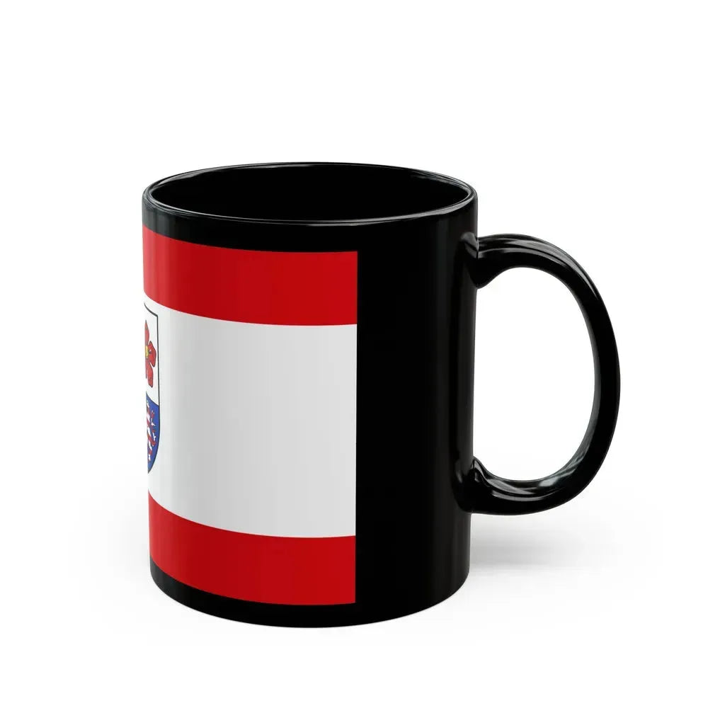 Flag of Bergstrasse Germany - Black Coffee Mug - Go Mug Yourself