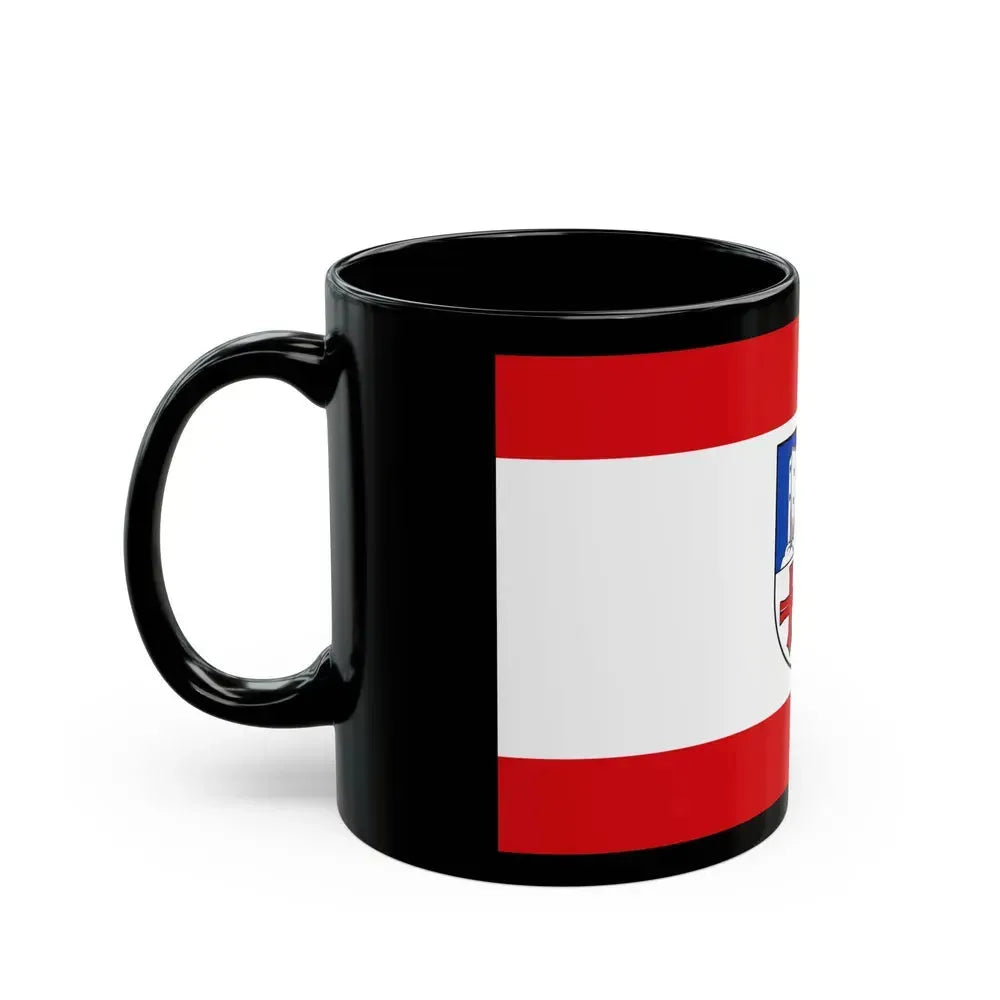 Flag of Bergstrasse Germany - Black Coffee Mug - Go Mug Yourself