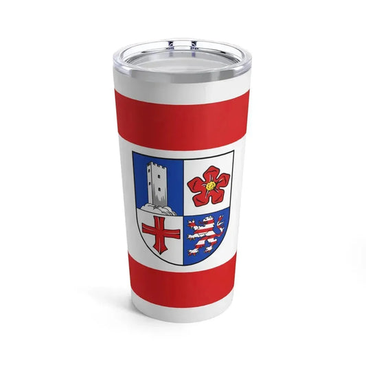 Flag of Bergstrasse Germany - Tumbler 20oz 20oz - Go Mug Yourself