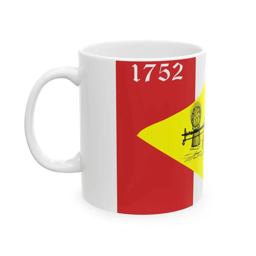 Flag of Berks County Pennsylvania (United States) White Coffee Mug - Go Mug Yourself