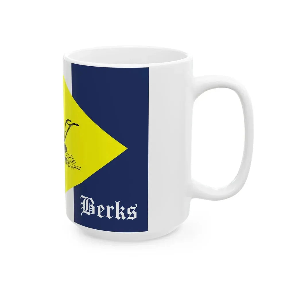 Flag of Berks County Pennsylvania (United States) White Coffee Mug - Go Mug Yourself