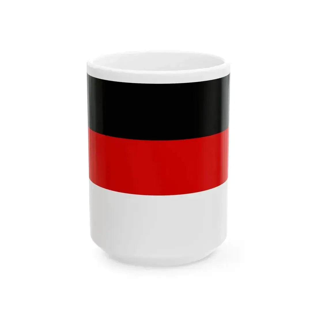Flag of Berlin 1861 (Germany) White Coffee Mug 15oz - Go Mug Yourself