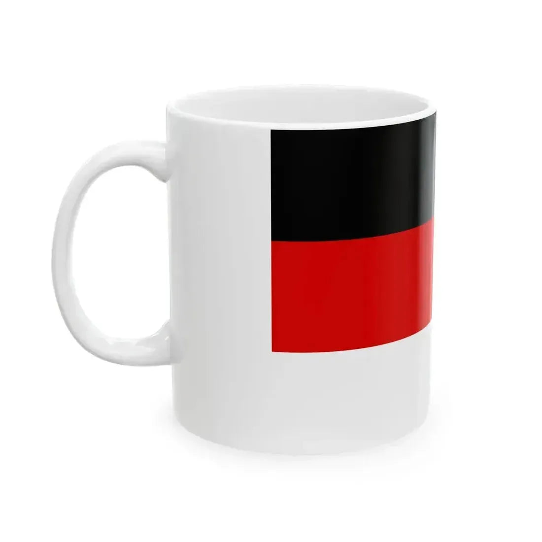 Flag of Berlin 1861 (Germany) White Coffee Mug - Go Mug Yourself