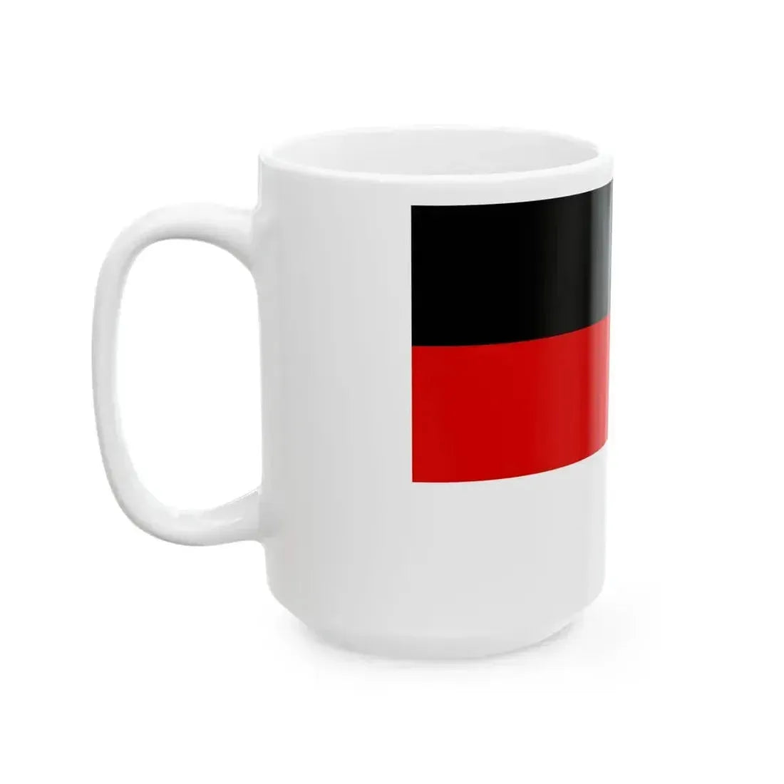 Flag of Berlin 1861 (Germany) White Coffee Mug - Go Mug Yourself
