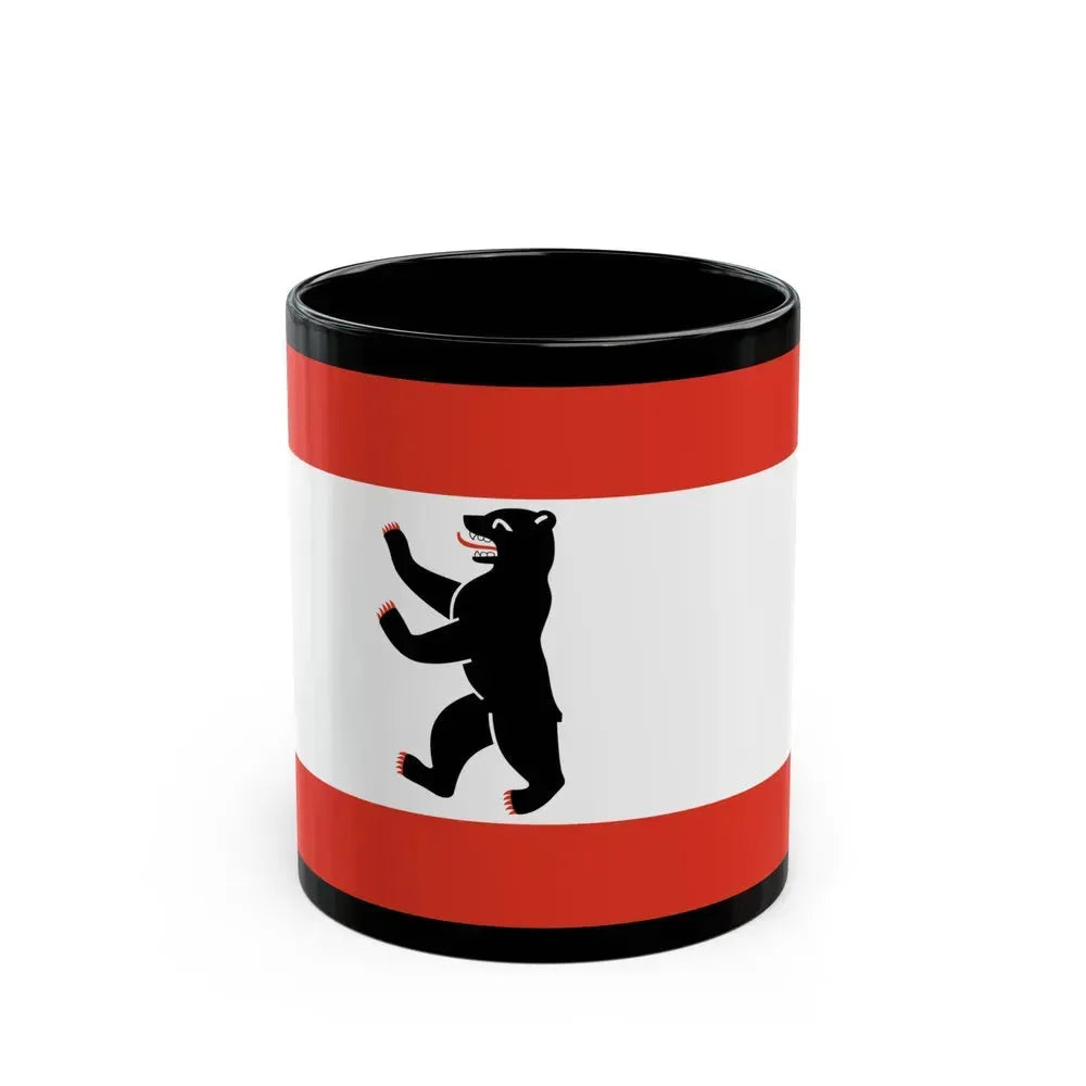 Flag of Berlin Germany - Black Coffee Mug 11oz - Go Mug Yourself