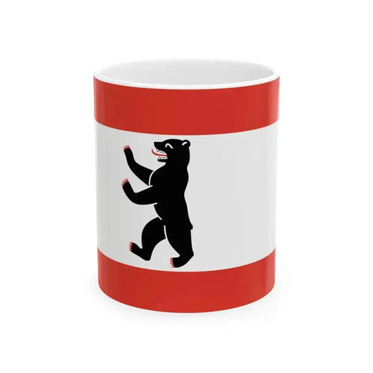 Flag of Berlin (Germany) White Coffee Mug 11oz - Go Mug Yourself