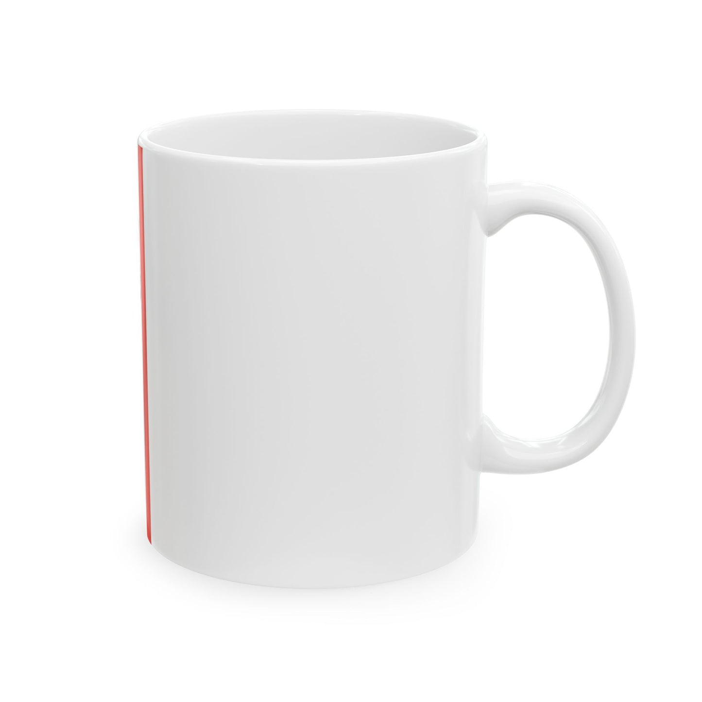 Flag of Berlin hanging (Germany) White Coffee Mug-Go Mug Yourself