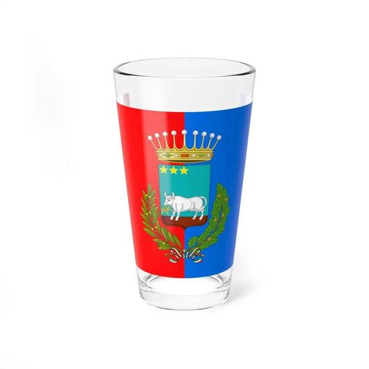Flag of Bernalda (Italy) Pint Glass 16oz 16oz - Go Mug Yourself
