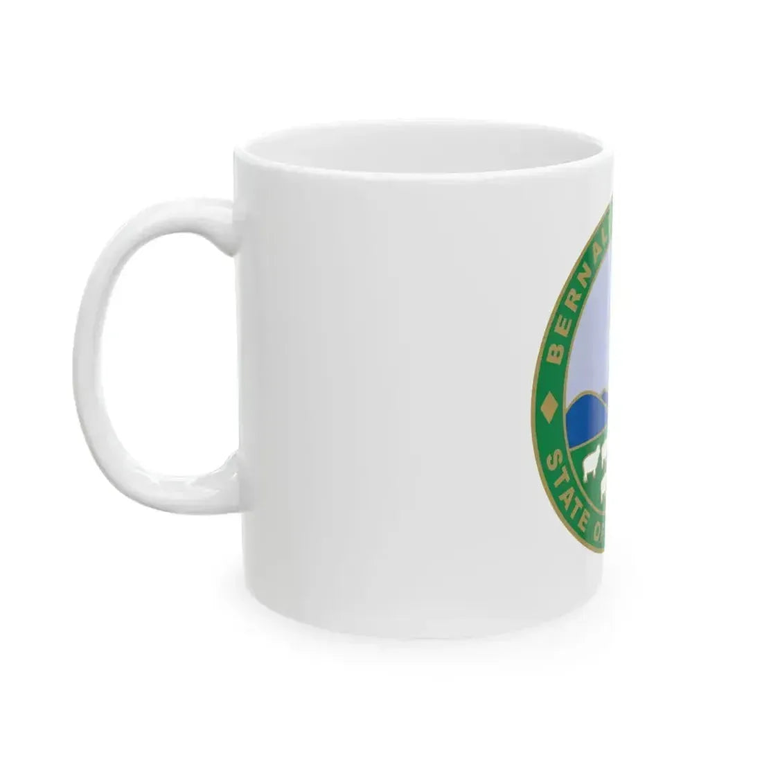 Flag of Bernalillo County New Mexico (Mexico) White Coffee Mug - Go Mug Yourself