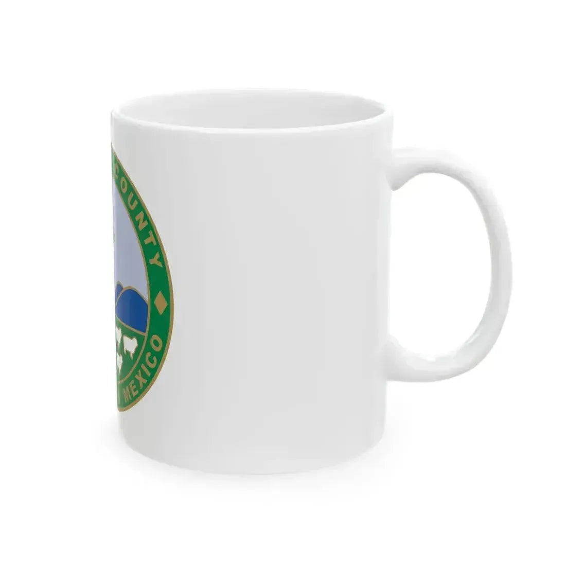 Flag of Bernalillo County New Mexico (Mexico) White Coffee Mug - Go Mug Yourself