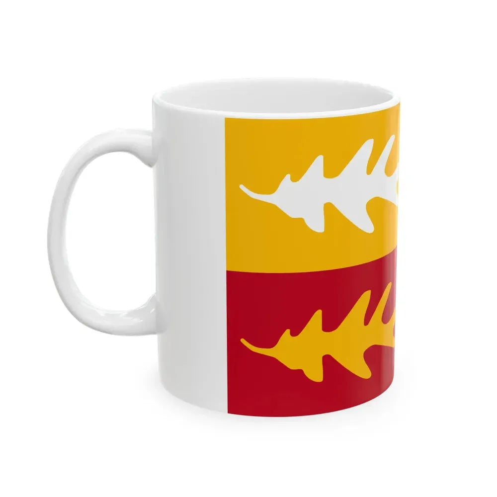 Flag of Bernards Township New Jersey (United States) White Coffee Mug - Go Mug Yourself