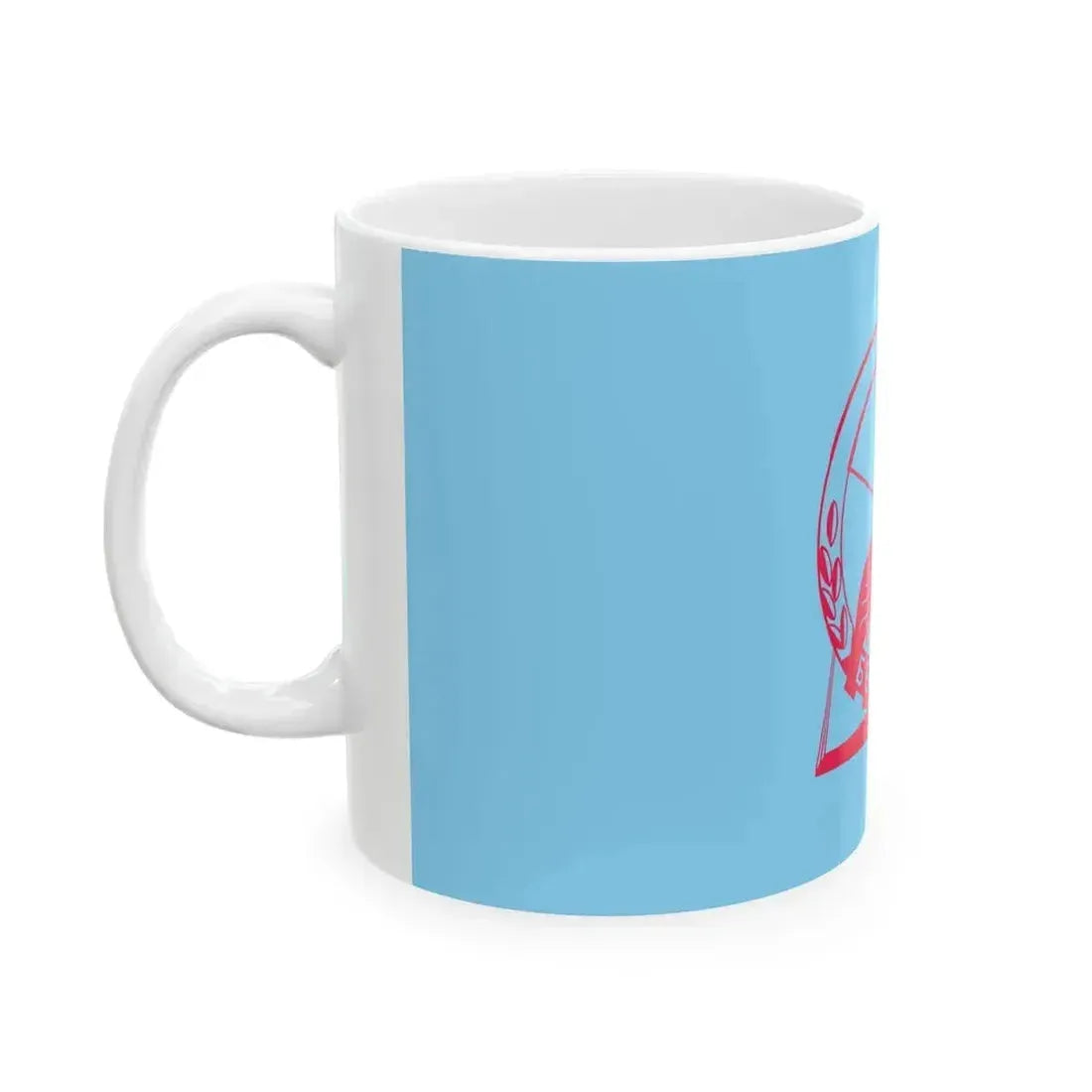 Flag of Berovo Municipality North Macedonia (North Macedonia) White Coffee Mug - Go Mug Yourself