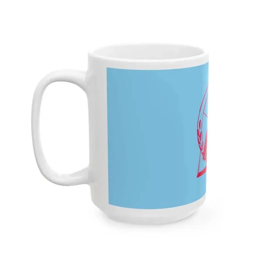 Flag of Berovo Municipality North Macedonia (North Macedonia) White Coffee Mug - Go Mug Yourself