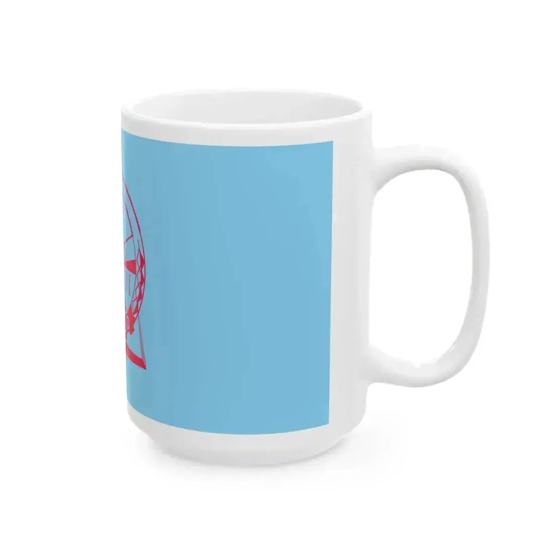 Flag of Berovo Municipality North Macedonia (North Macedonia) White Coffee Mug - Go Mug Yourself