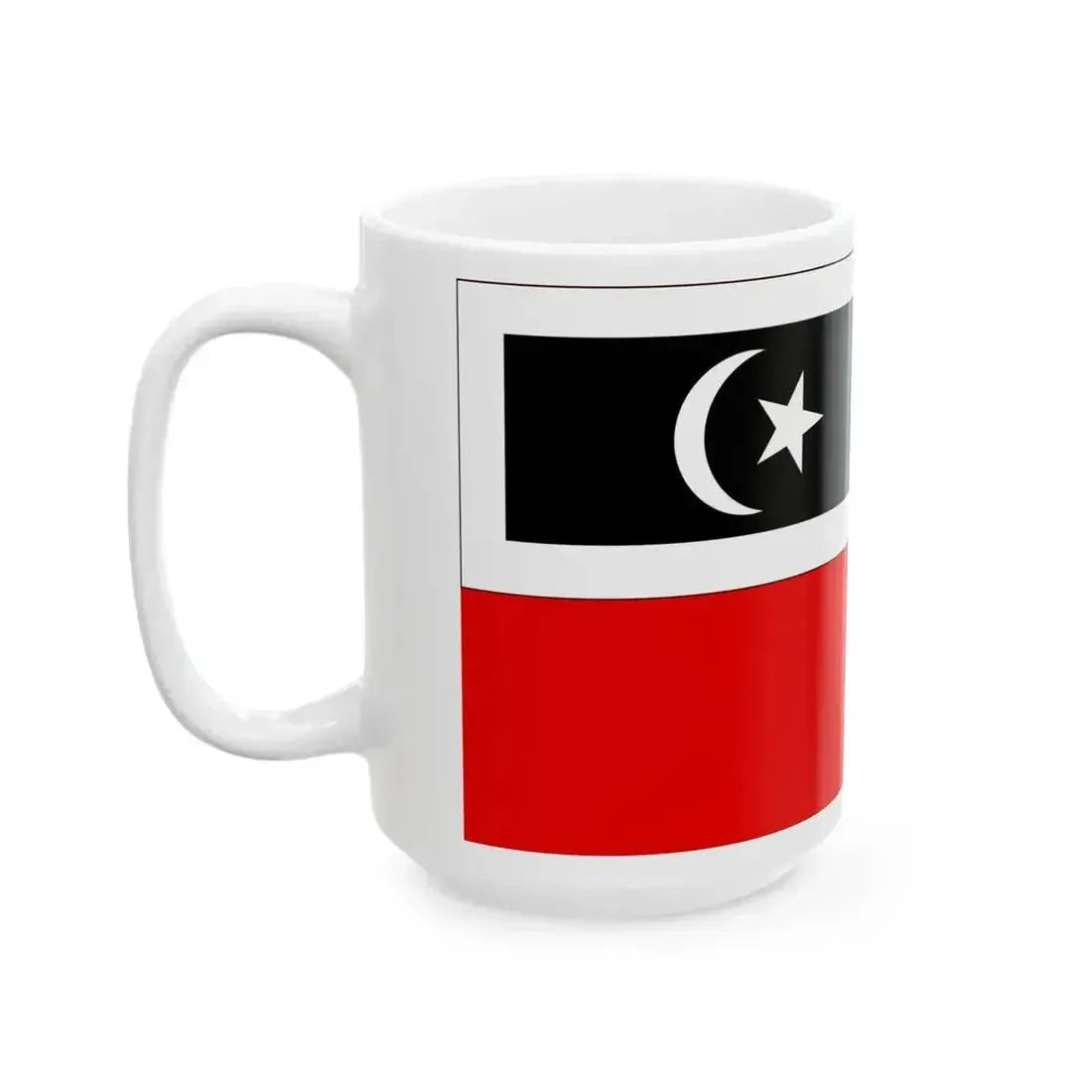 Flag of Besut Terengganu (Malaysia) White Coffee Mug - Go Mug Yourself