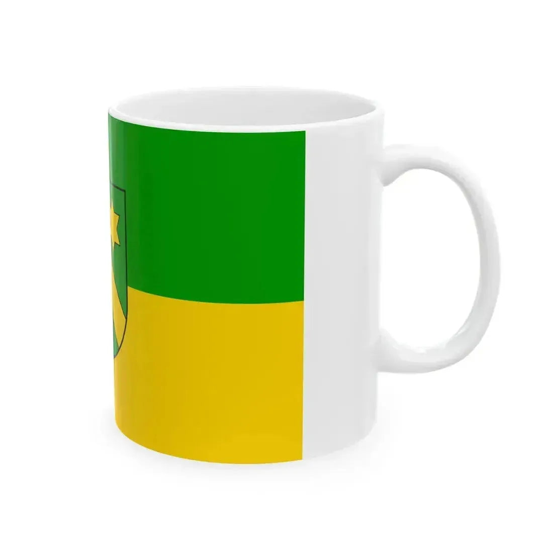 Flag of Bexbach (Germany) White Coffee Mug - Go Mug Yourself