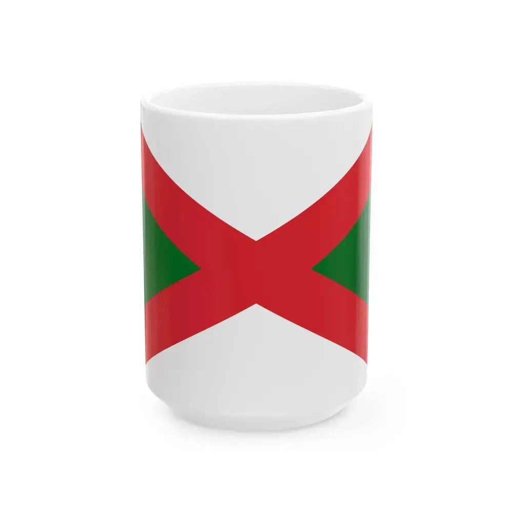 Flag of Bexhill UK - White Coffee Mug 15oz - Go Mug Yourself