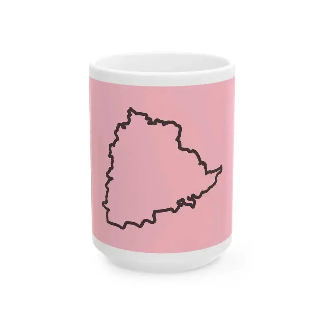 Flag of Bharat Rashtra Samithi India Nation Council (India) White Coffee Mug 15oz - Go Mug Yourself