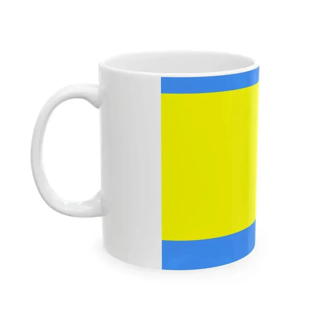Flag of Bharatpur (India) White Coffee Mug - Go Mug Yourself
