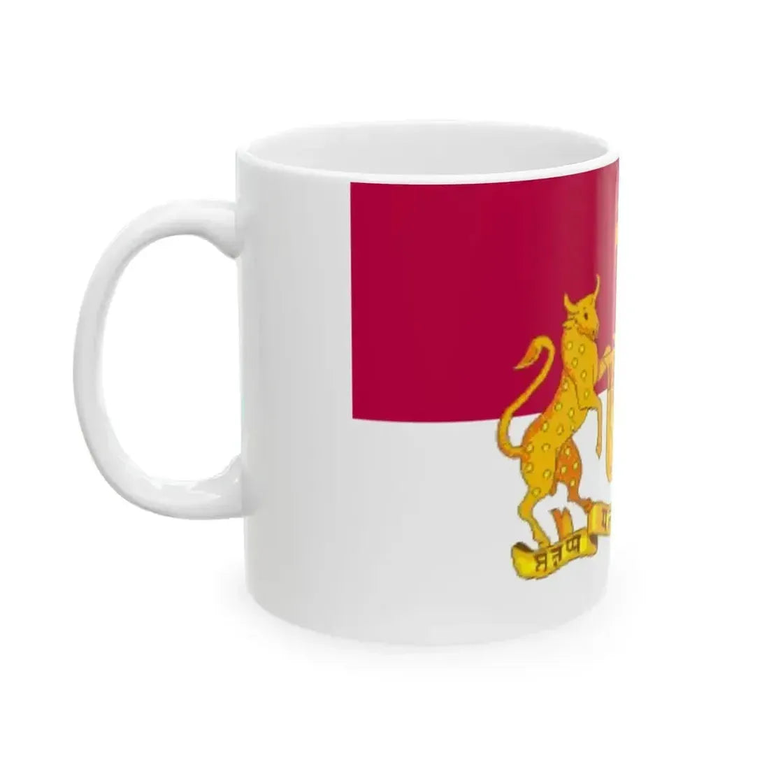 Flag of Bhavnagar (India) White Coffee Mug - Go Mug Yourself