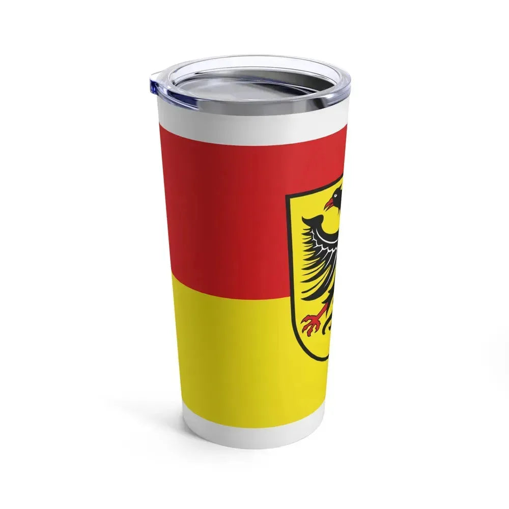 Flag of Biberach Germany - Tumbler 20oz - Go Mug Yourself