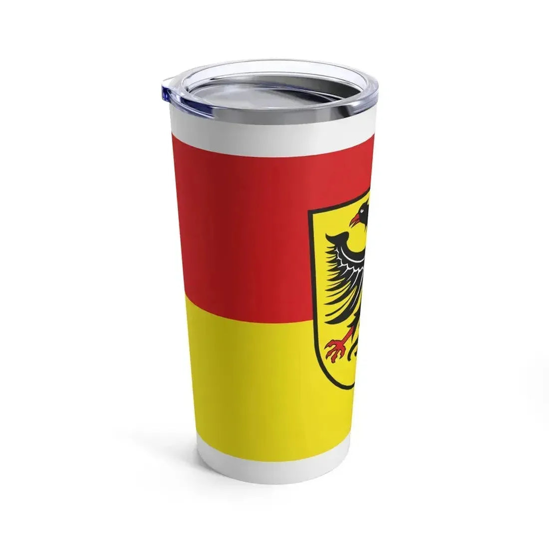 Flag of Biberach Germany - Tumbler 20oz - Go Mug Yourself