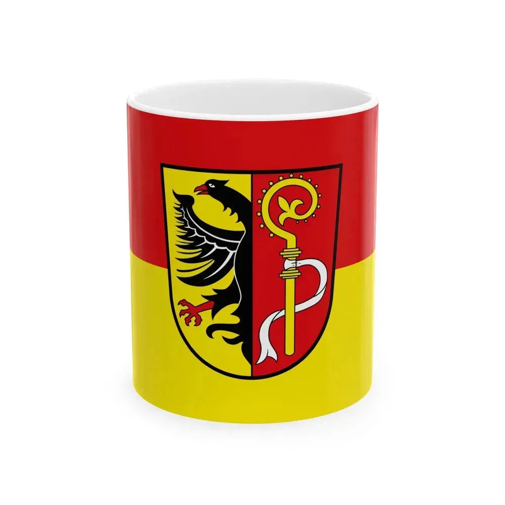 Flag of Biberach Germany - White Coffee Mug 11oz - Go Mug Yourself