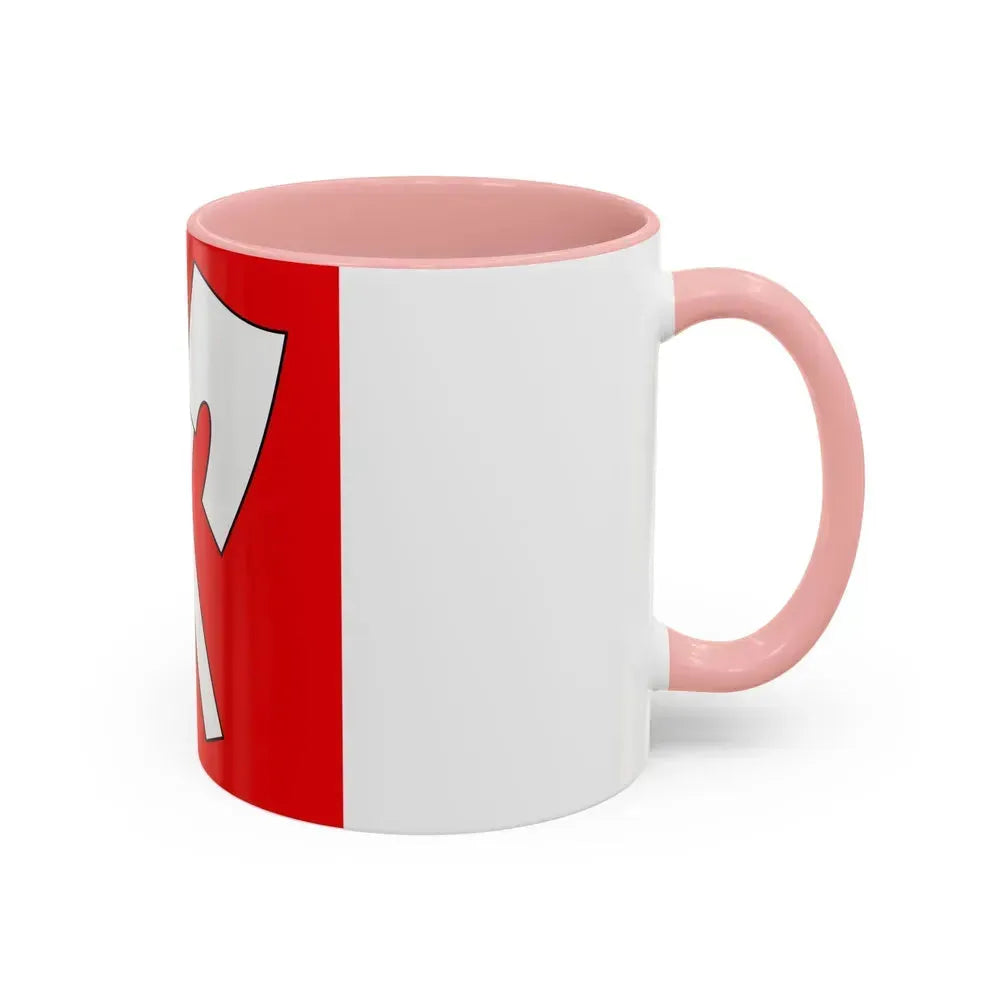Flag of Biel Switzerland - Accent Coffee Mug - Go Mug Yourself