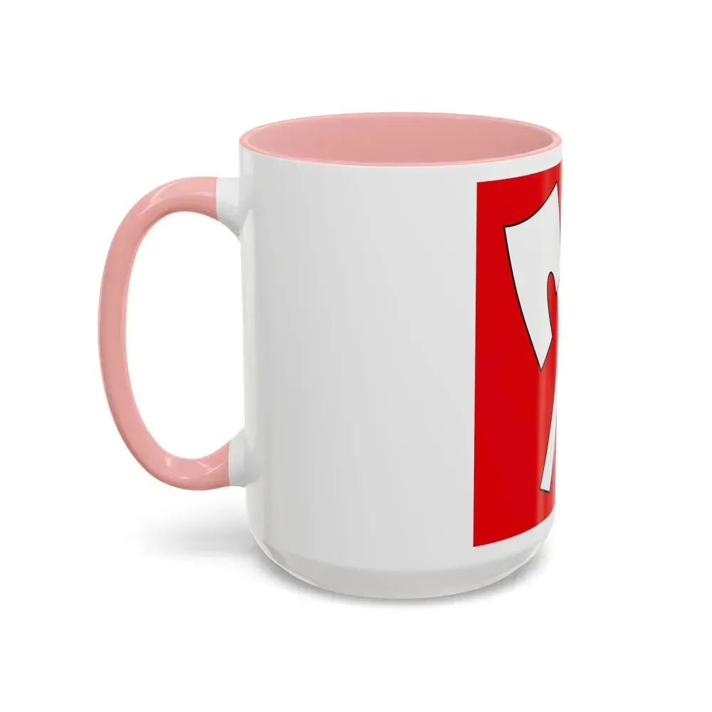 Flag of Biel Switzerland - Accent Coffee Mug - Go Mug Yourself