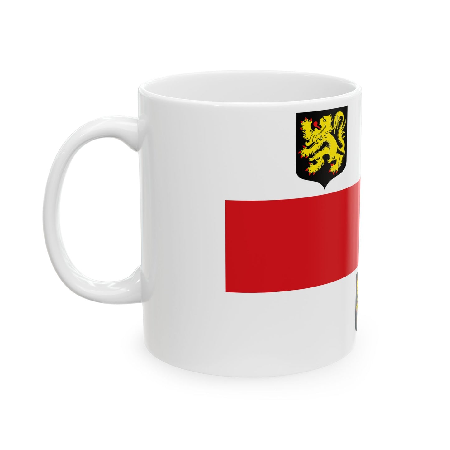 Flag of Bierbeek (Belgium) White Coffee Mug-Go Mug Yourself