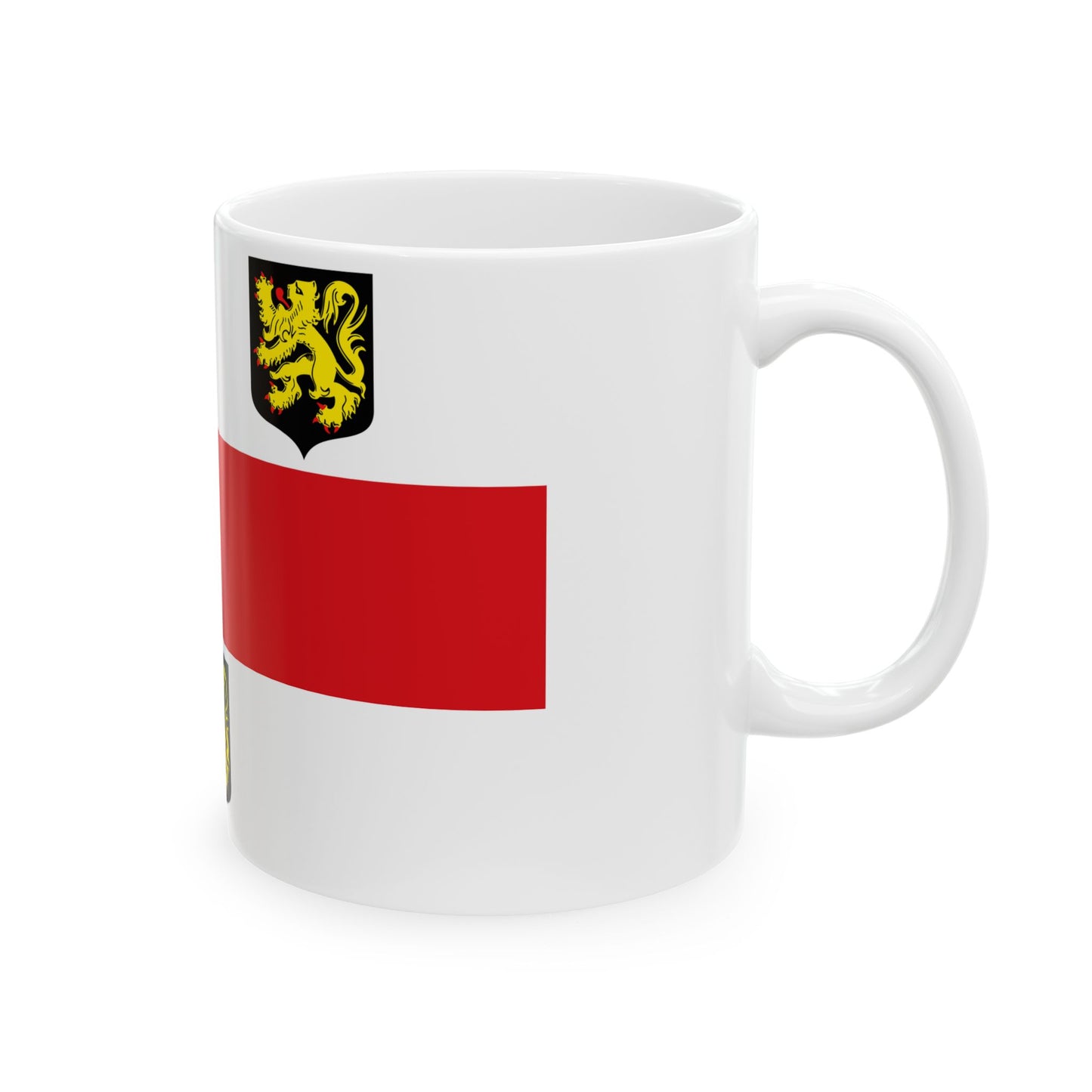 Flag of Bierbeek (Belgium) White Coffee Mug-Go Mug Yourself