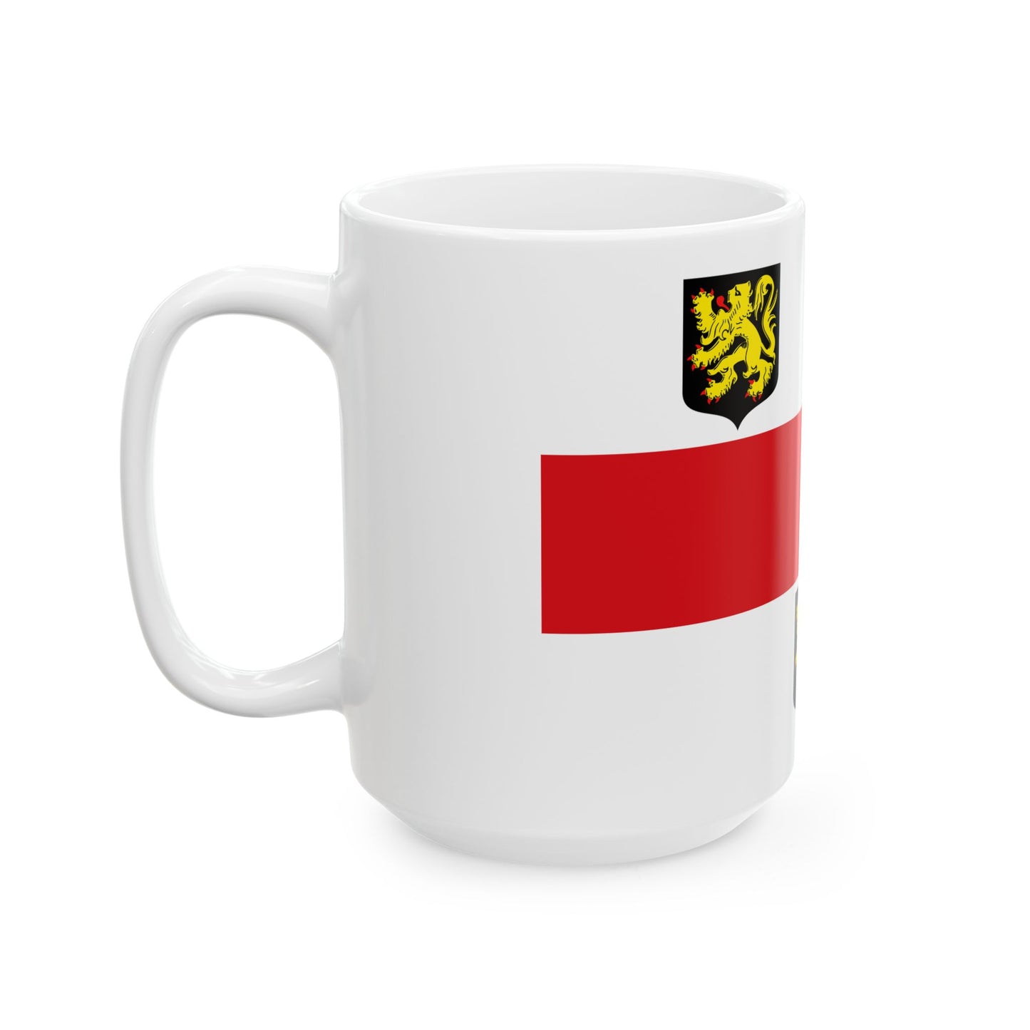 Flag of Bierbeek (Belgium) White Coffee Mug-Go Mug Yourself