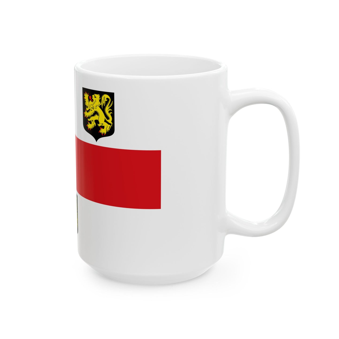Flag of Bierbeek (Belgium) White Coffee Mug-Go Mug Yourself