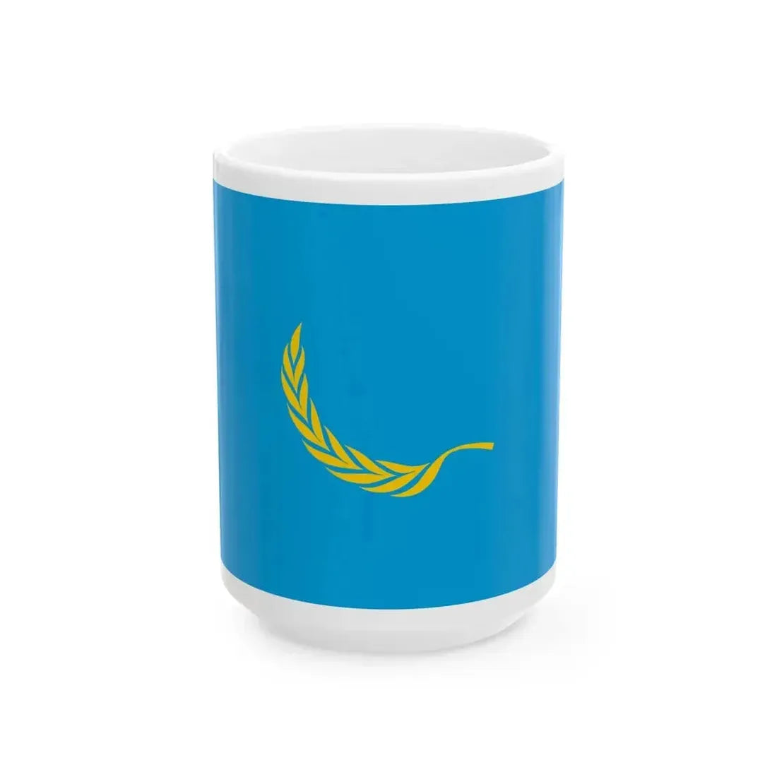 Flag of BiH first set of proposals 2 (Bosnia and Herzegovina) White Coffee Mug 15oz - Go Mug Yourself