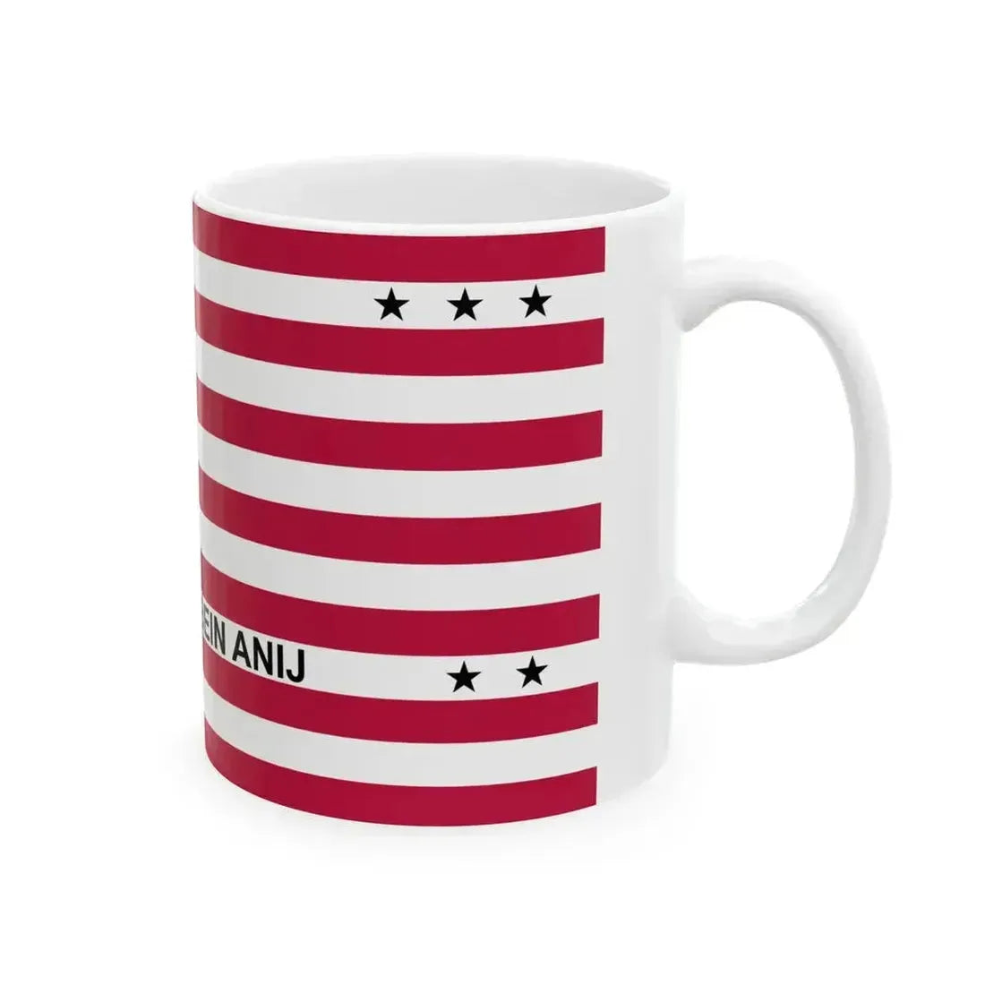 Flag of Bikini Atoll (Marshall Islands) White Coffee Mug - Go Mug Yourself