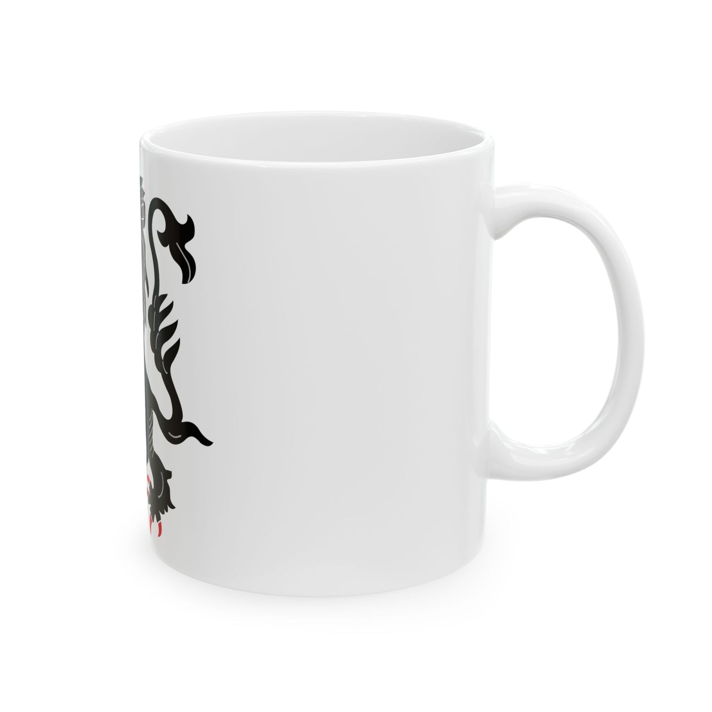 Flag of Binche (Belgium) White Coffee Mug-Go Mug Yourself