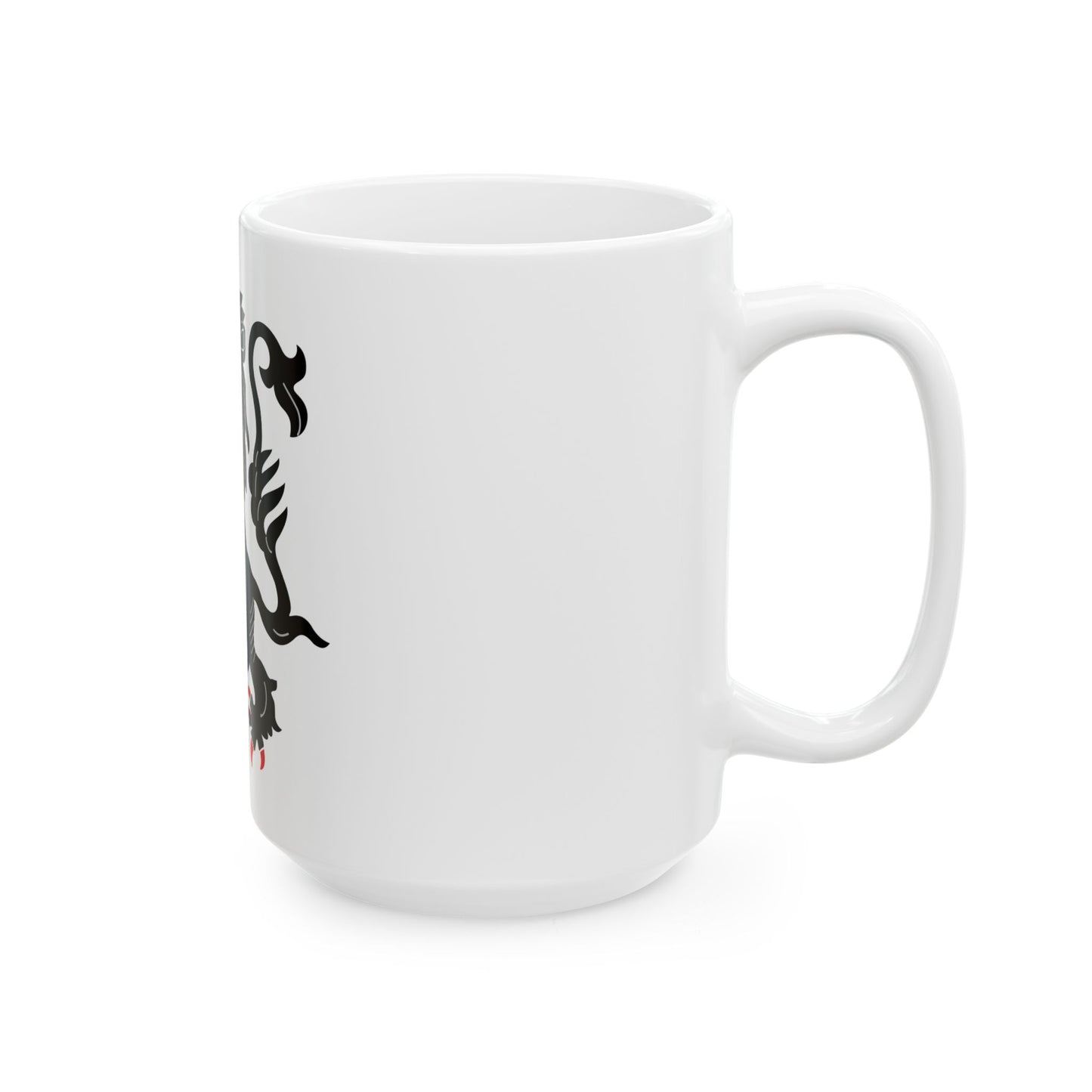 Flag of Binche (Belgium) White Coffee Mug-Go Mug Yourself