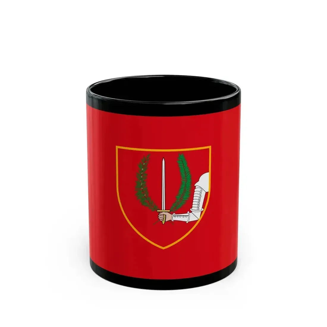 Flag of Birgu Malta - Black Coffee Mug 11oz - Go Mug Yourself