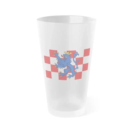 Flag of Birkenfeld Germany - Frosted Pint Glass 16oz 16oz Frosted - Go Mug Yourself