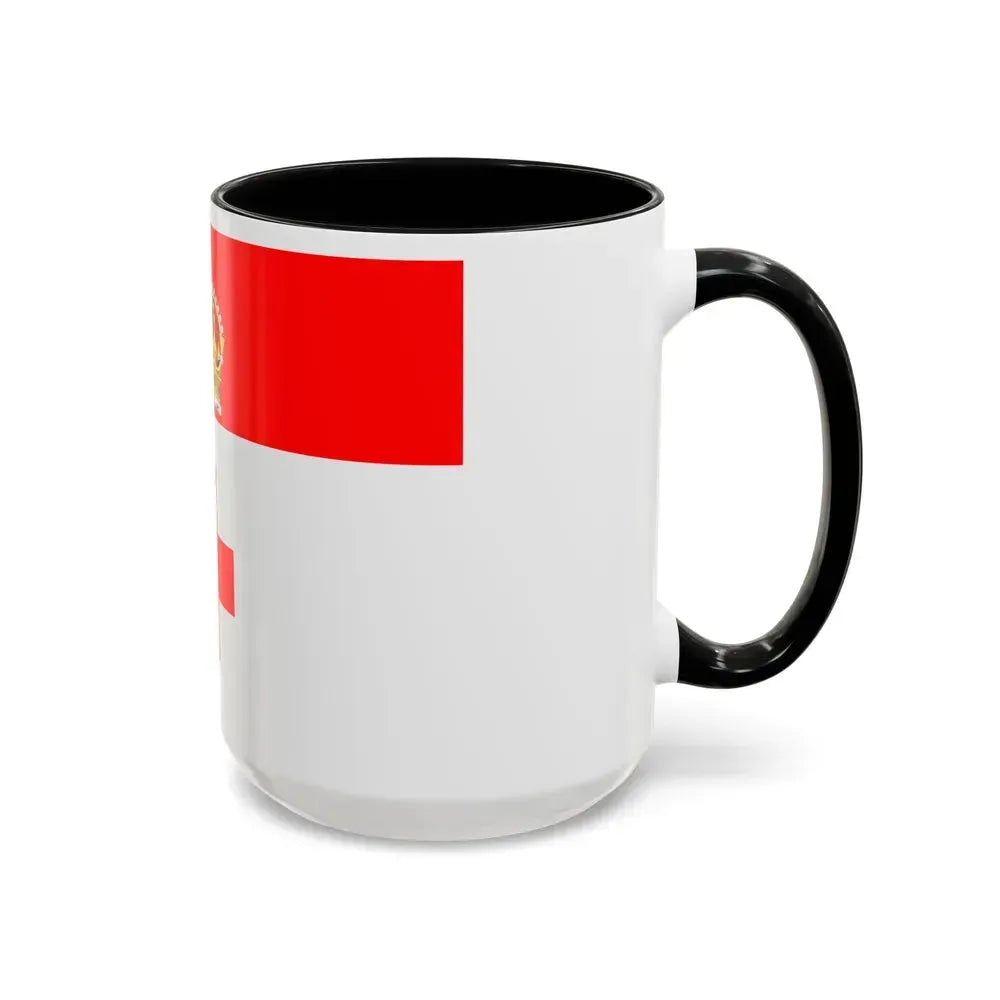 Flag of Birkirkara Malta - Accent Coffee Mug - Go Mug Yourself