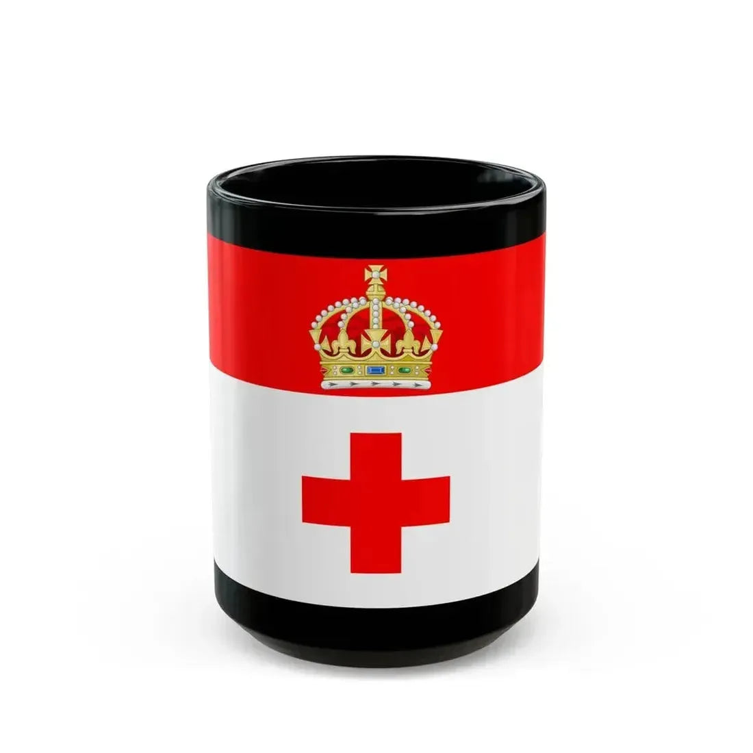 Flag of Birkirkara Malta - Black Coffee Mug 15oz - Go Mug Yourself