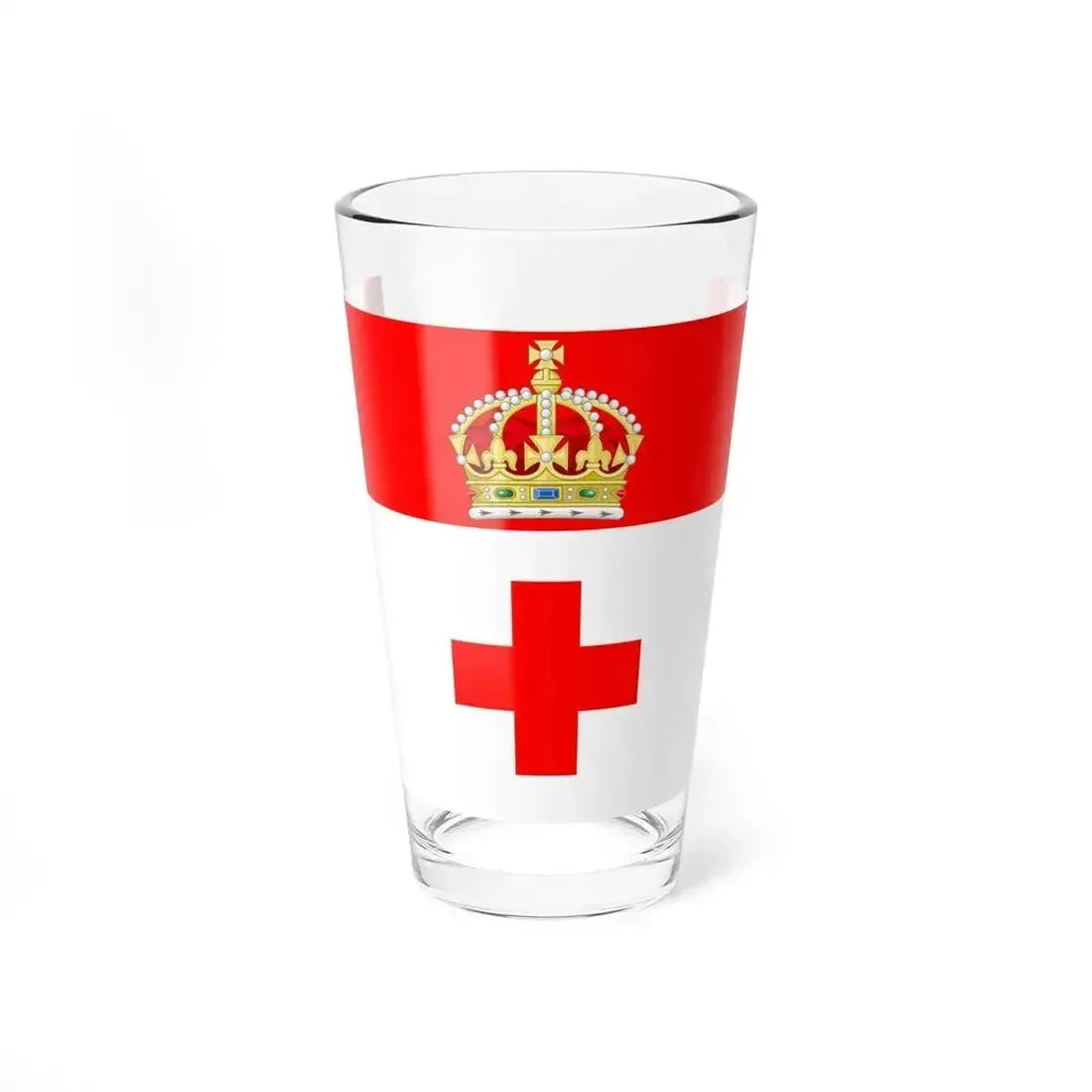Flag of Birkirkara Malta - Pint Glass 16oz 16oz - Go Mug Yourself