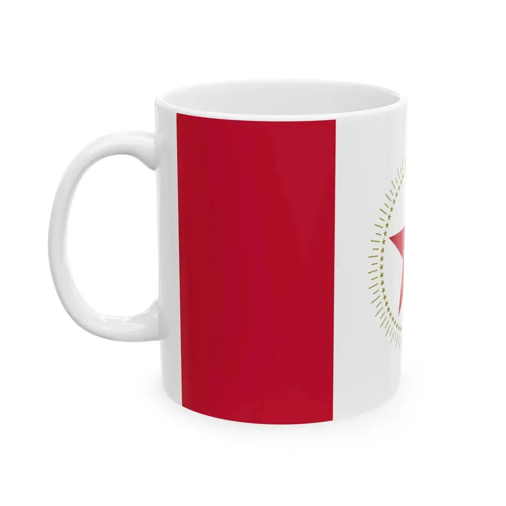 Flag of Birmingham Alabama (United States) White Coffee Mug - Go Mug Yourself