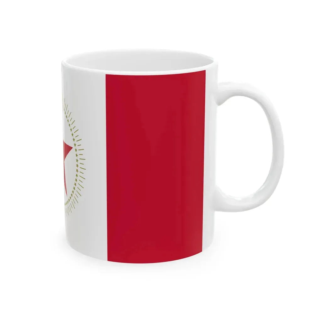 Flag of Birmingham Alabama (United States) White Coffee Mug - Go Mug Yourself