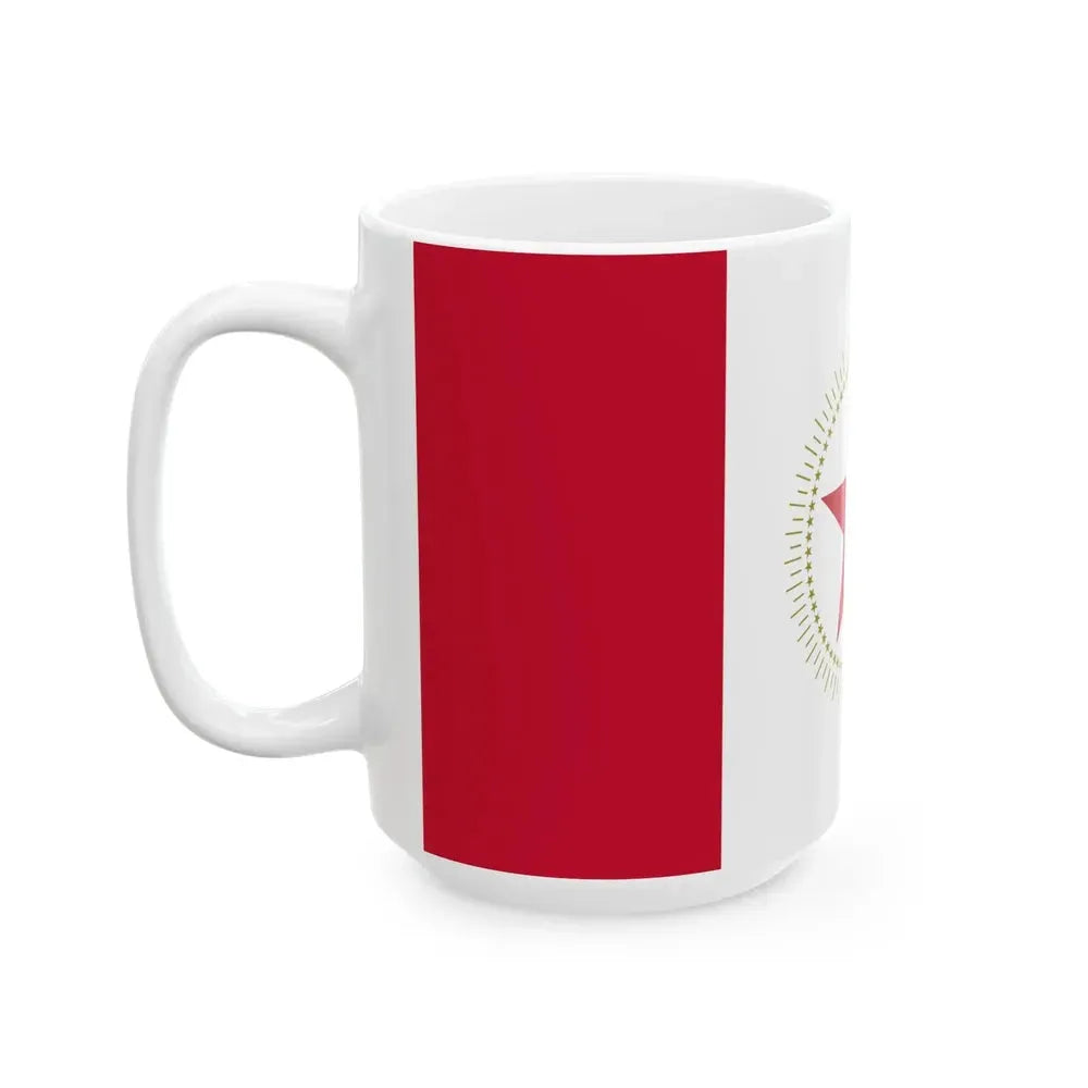 Flag of Birmingham Alabama (United States) White Coffee Mug - Go Mug Yourself