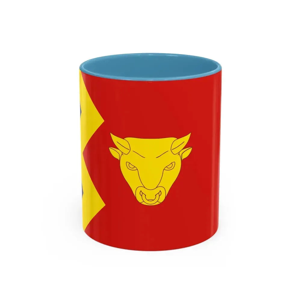 Flag of Birmingham UK - Accent Coffee Mug 11oz Light Blue - Go Mug Yourself
