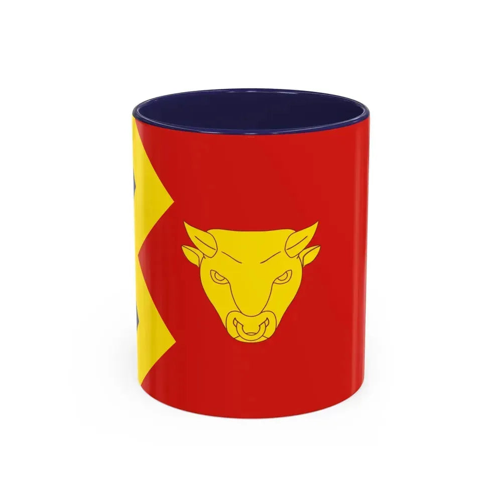 Flag of Birmingham UK - Accent Coffee Mug 11oz Navy - Go Mug Yourself
