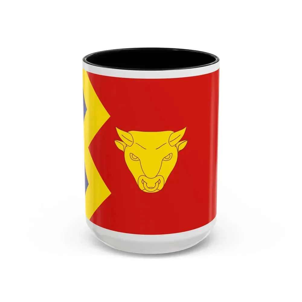 Flag of Birmingham UK - Accent Coffee Mug 15oz Black - Go Mug Yourself